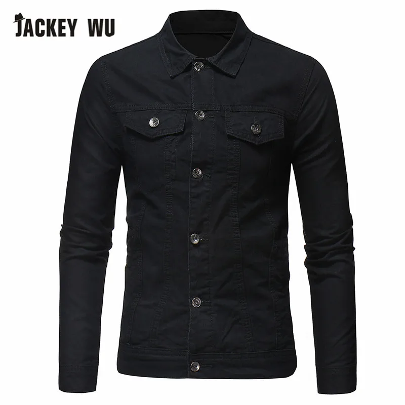 JACKEYWU Denim Jacket Men 2019 Korean Fashion Washed Solid Color Retro Jackets Chest Pocket Slim Casual Men's Hip Hop Streetwear
JACKEYWU Denim Jacket Men 2019 Korean Fashion Washed Solid Color Retro Jackets Chest Pocket Slim Casual Men's Hip Hop Streetwear