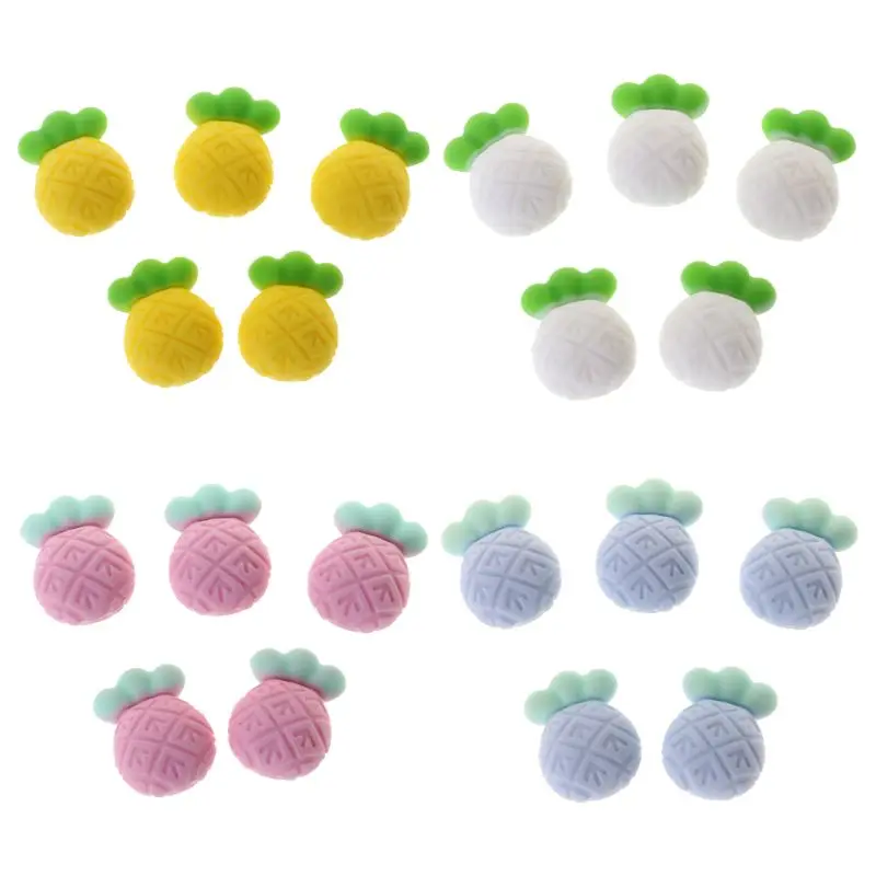 5 Pcs Silicone Beads Baby Teether Pacifier DIY Jewelry Necklace Bracelet Pendant Pineapple Teething Non Toxic Newborn Nursing
5 Pcs Silicone Beads Baby Teether Pacifier DIY Jewelry Necklace Bracelet Pendant Pineapple Teething Non Toxic Newborn Nursing