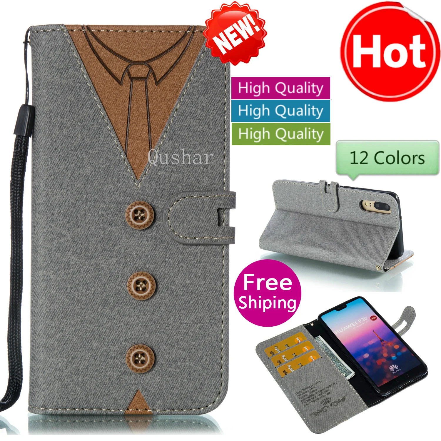 Clothes Fundas for Huawei P20 P10 Lite Pro Phone Case Fashion Flip Leather Caso Capa Cubierta Cover Huawai Hawei P9 P8 Bag Cove
Clothes Fundas for Huawei P20 P10 Lite Pro Phone Case Fashion Flip Leather Caso Capa Cubierta Cover Huawai Hawei P9 P8 Bag Cove