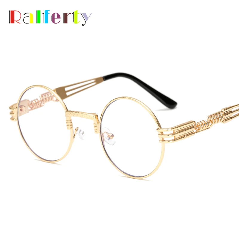 Ralferty Vintage Round Steampunk Sunglasses Women Men Steam Punk Gold Eyewear Hip Hop Shades Teashades Transparent Clear Glasses
Ralferty Vintage Round Steampunk Sunglasses Women Men Steam Punk Gold Eyewear Hip Hop Shades Teashades Transparent Clear Glasses