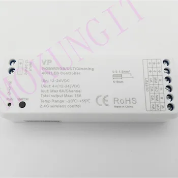 4CH*3A 12-24VDC CV Controller VP Controller Dimming/color temperature/RGB/RGBW 4 in1 2.4GHz RF Wireless Reciever VP
4CH*3A 12-24VDC CV Controller VP Controller Dimming/color temperature/RGB/RGBW 4 in1 2.4GHz RF Wireless Reciever VP