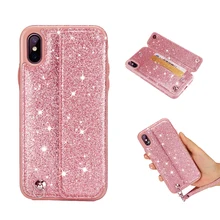 DULCII Case for iPhone XS X Colorful Series Flash Powder PU Leather + TPU Hybrid Back Phone Cover for iPhone XR XS Max Capa
DULCII Case for iPhone XS X Colorful Series Flash Powder PU Leather + TPU Hybrid Back Phone Cover for iPhone XR XS Max Capa