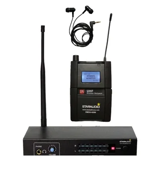 STARAUDIO SMSU-0209 Pro Stage Show UHF Wireless Earphone Stereo Monitor Condenser Body-pack Microphone System
STARAUDIO SMSU-0209 Pro Stage Show UHF Wireless Earphone Stereo Monitor Condenser Body-pack Microphone System