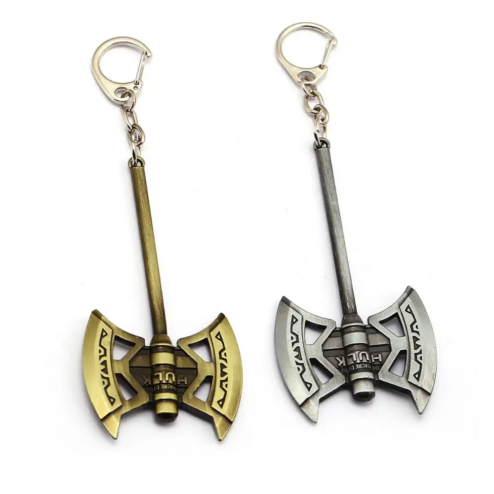 Anime Thor 3 Ragnarok Keychain Avengers Thor's Hammer Mjolnir Hulk's Weapon Keyrings Pendants Souvenirs Accessories Figure Toys
Anime Thor 3 Ragnarok Keychain Avengers Thor's Hammer Mjolnir Hulk's Weapon Keyrings Pendants Souvenirs Accessories Figure Toys