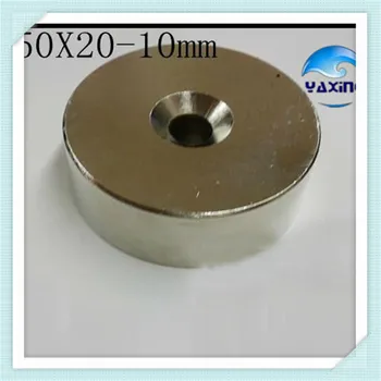 Neodymium N52 Magnet Ring 1PCS 50 x20 mm Hole 10mmSuper Strong Rare Earth Permanet Ndfeb Countersunk Magnet
Neodymium N52 Magnet Ring 1PCS 50 x20 mm Hole 10mmSuper Strong Rare Earth Permanet Ndfeb Countersunk Magnet
