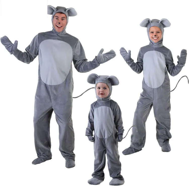 Irek cosplay Halloween party costume adult children cartoon clothing animal cute gray mouse costume
Irek cosplay Halloween party costume adult children cartoon clothing animal cute gray mouse costume