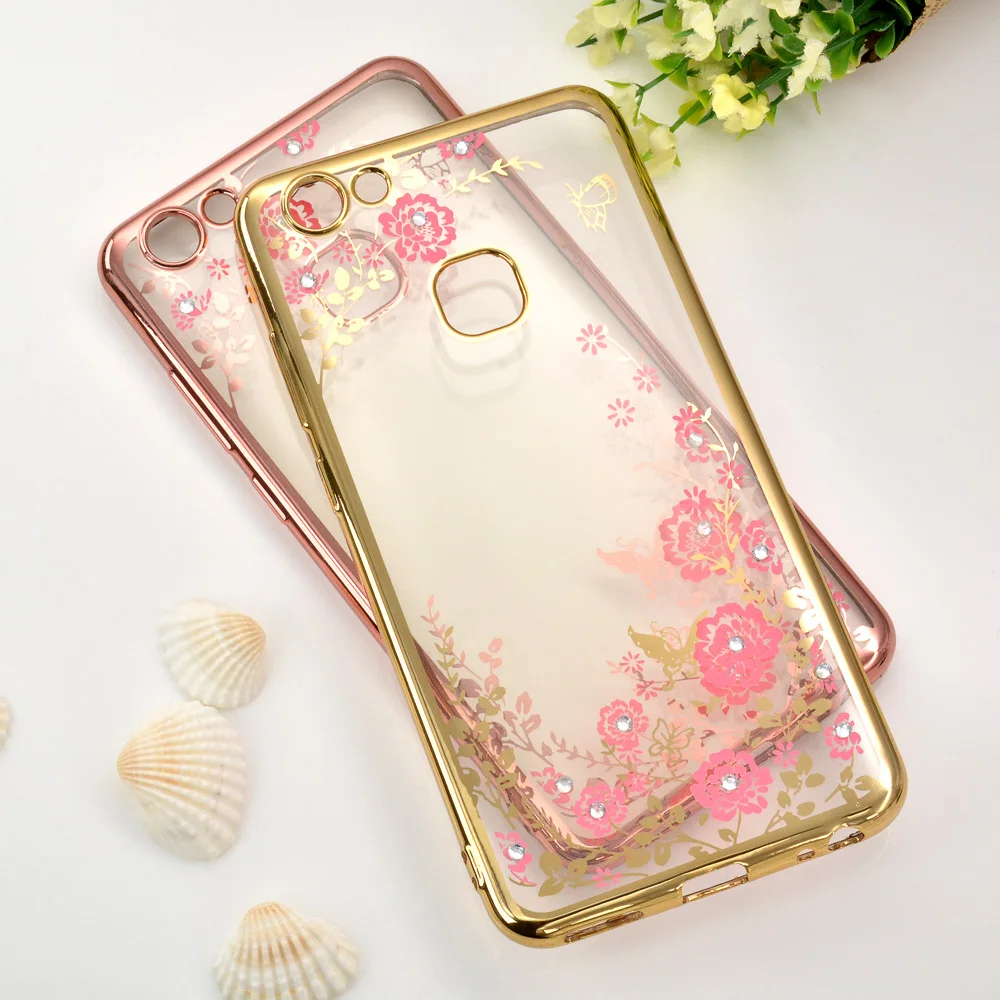 Plating Edge Transparent Case For Vivo V7 Plus V5 V5 Lite V3 Case Diamond Flower TPU Back Soft Cover for Vivo V3 V3 Max V5 Lite
Plating Edge Transparent Case For Vivo V7 Plus V5 V5 Lite V3 Case Diamond Flower TPU Back Soft Cover for Vivo V3 V3 Max V5 Lite
