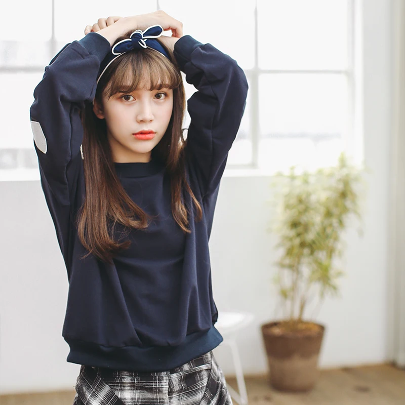 College Wind Heart Embroidered Cute Loose Soft Comfortable Female Thin Sweatshirt
College Wind Heart Embroidered Cute Loose Soft Comfortable Female Thin Sweatshirt