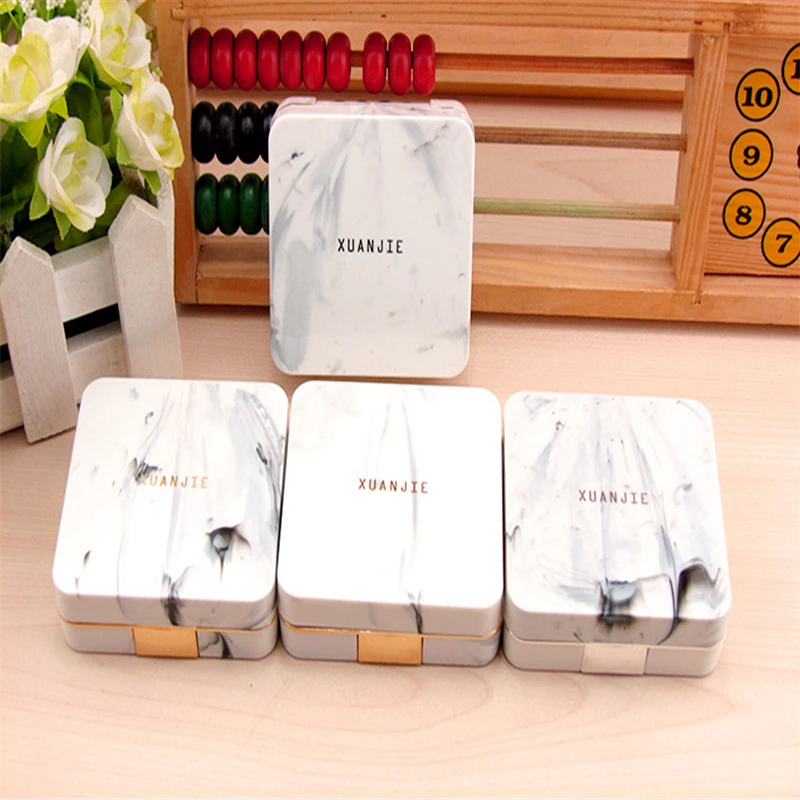 Lens Container Marble surface square mirror cover contact lens case Travel Container Holder Soaking contact lens
Lens Container Marble surface square mirror cover contact lens case Travel Container Holder Soaking contact lens