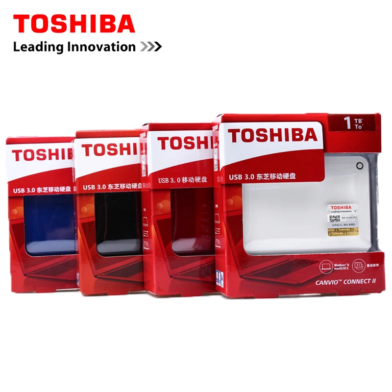 

Toshiba Canvio ADVANCE Connect II 2.5" External Hard Drive 500G/1TB/2TB USB 3.0 HDD Hard Disk Desktop Laptop Storage Devices HD