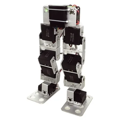 8 DOF biped walking robot /Biaxial servo version/robot DIY Kit/just metal structure
8 DOF biped walking robot /Biaxial servo version/robot DIY Kit/just metal structure