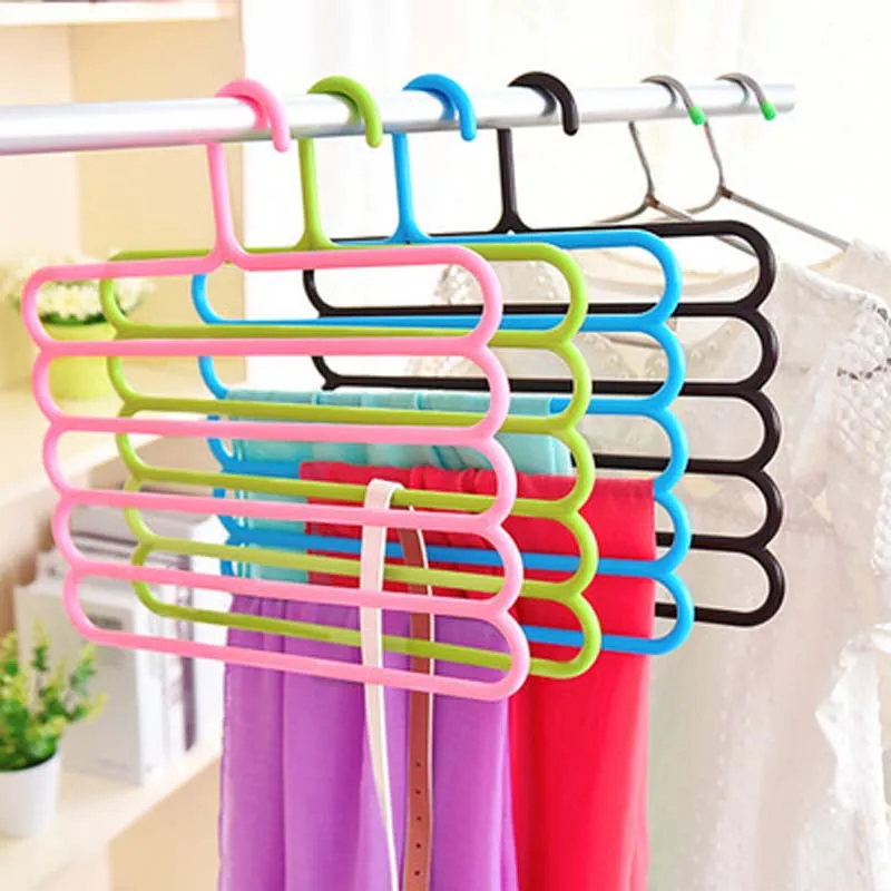 5 layers MultiFunctional Clothes Hangers Pants Trousers Storage Hangers Cloth Rack Multi-layer Storage Cloth Hanger
5 layers MultiFunctional Clothes Hangers Pants Trousers Storage Hangers Cloth Rack Multi-layer Storage Cloth Hanger