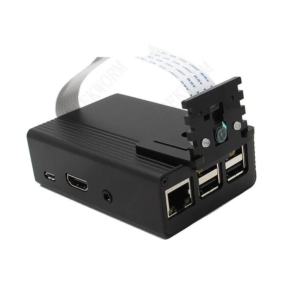 New Camera Module + Aluminum Case + Camera Stand + Heatsink For Raspberry Pi 3 B+
New Camera Module + Aluminum Case + Camera Stand + Heatsink For Raspberry Pi 3 B+