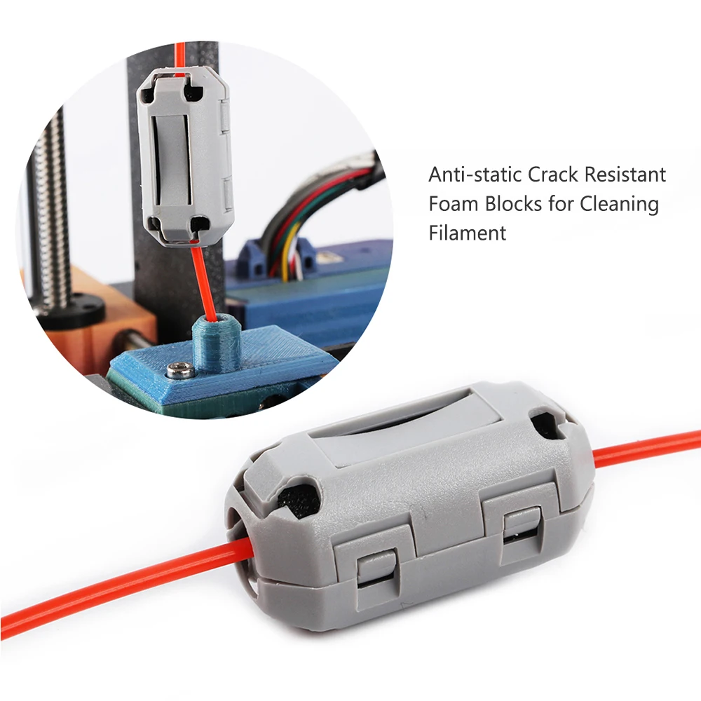3D Printer Supplies Filament Cleaner Anti-static Crack Resistant Foam Blocks for Cleaning Filaments FLA ABS
3D Printer Supplies Filament Cleaner Anti-static Crack Resistant Foam Blocks for Cleaning Filaments FLA ABS