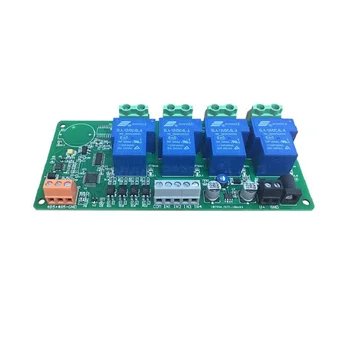 485 Bus 4-way Switch Input 4-way Relay Output Module 4-in 4-out 30A High Current Control Board
485 Bus 4-way Switch Input 4-way Relay Output Module 4-in 4-out 30A High Current Control Board