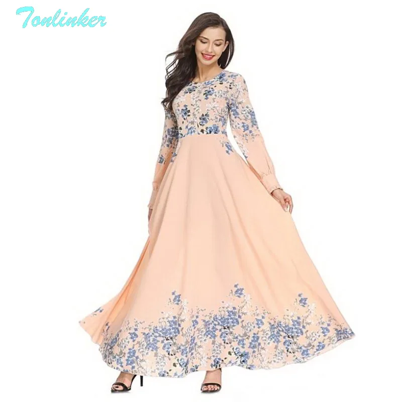Tonlinker 2018 New Women Muslim Abaya Arab Turkish Dubai Muslims Streetwear Dresses Islamic dress Print clan Style Size M-2XL
Tonlinker 2018 New Women Muslim Abaya Arab Turkish Dubai Muslims Streetwear Dresses Islamic dress Print clan Style Size M-2XL