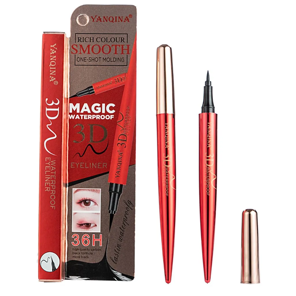 Feather Black Eyeliner Pencil Waterproof Eye Liner Pen Non Smudge Lasting Cool Makeup Stamps Wing Eyeliner Pencil Cosmetic Tool
Feather Black Eyeliner Pencil Waterproof Eye Liner Pen Non Smudge Lasting Cool Makeup Stamps Wing Eyeliner Pencil Cosmetic Tool
