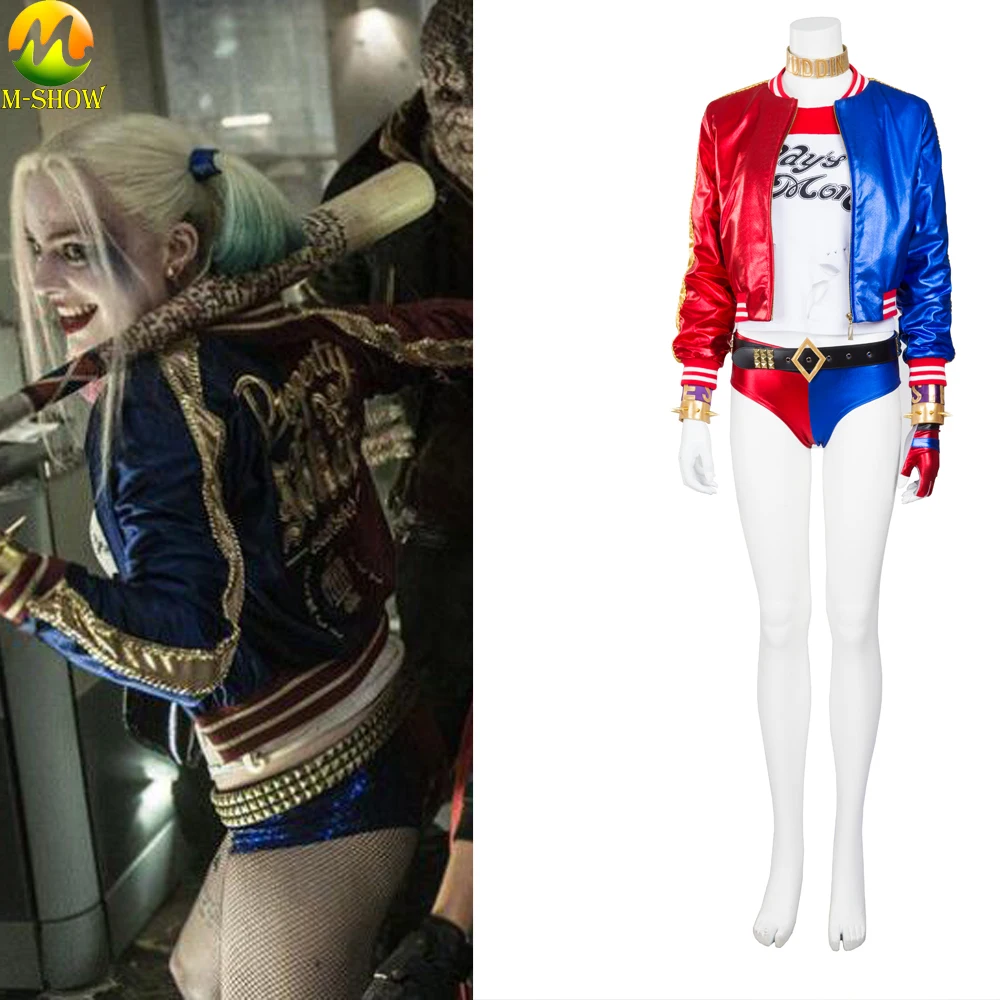 Suicide Squad Harley Quinn Cosplay Costume Halloween Sexy Costumes For Adult Women Jacket Accessories Custom Made
Suicide Squad Harley Quinn Cosplay Costume Halloween Sexy Costumes For Adult Women Jacket Accessories Custom Made