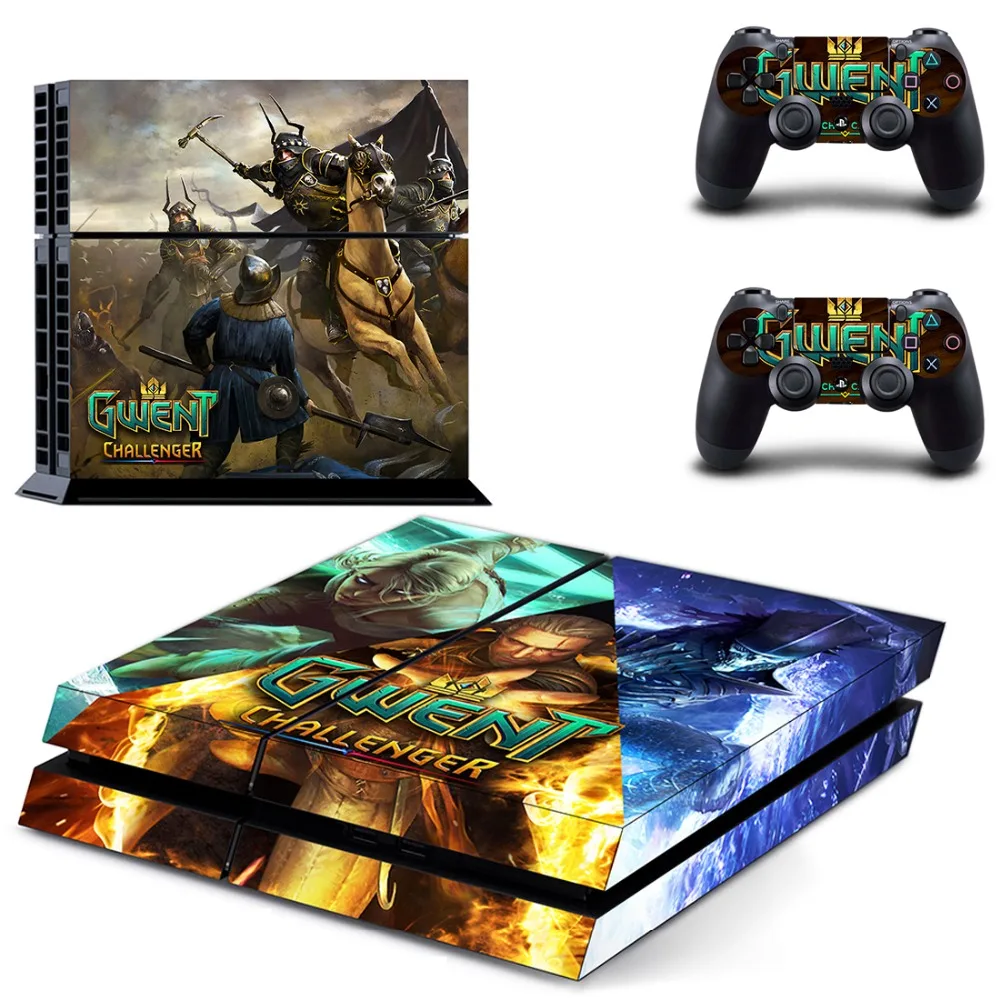 Game The Witcher 3 Gwent Challenger PS4 Skin Sticker Decal Vinyl for Playstation 4 Console and 2 Controllers PS4 Skin Stickers
Game The Witcher 3 Gwent Challenger PS4 Skin Sticker Decal Vinyl for Playstation 4 Console and 2 Controllers PS4 Skin Stickers