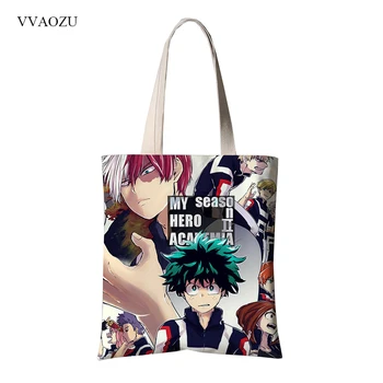 Hot New Cartoon Boku no Hero Academia Printing COS Canvas Shoulder Bag Woman Messenger Handbag Big Tote Shopping Bag
Hot New Cartoon Boku no Hero Academia Printing COS Canvas Shoulder Bag Woman Messenger Handbag Big Tote Shopping Bag