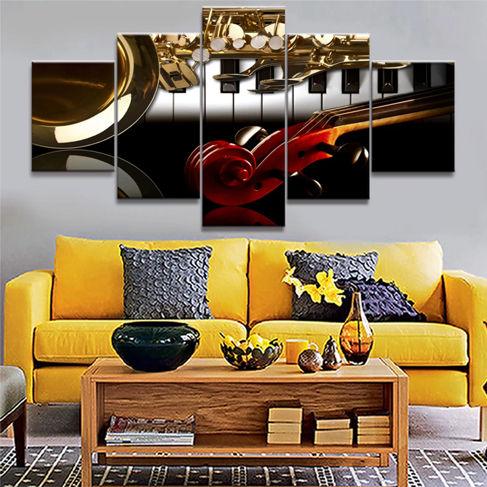 Painting Fashion Style Wall Modular Pictures Artwork Canvas For Living Room 5 Panel Music Instrument Drum Cuadros Modern Decor
Painting Fashion Style Wall Modular Pictures Artwork Canvas For Living Room 5 Panel Music Instrument Drum Cuadros Modern Decor