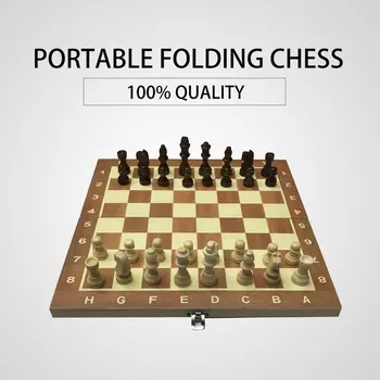 29cm Wooden Chessboard Folding Board Chess Game Funny International Chess Set For Party Family Activities
29cm Wooden Chessboard Folding Board Chess Game Funny International Chess Set For Party Family Activities