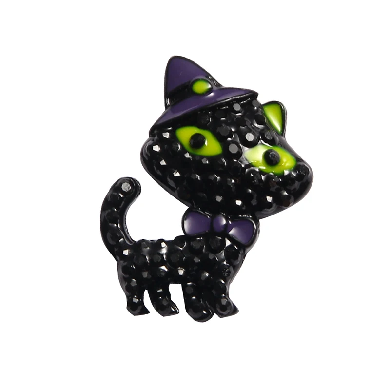 22*27mm rhinestone Halloween black cat button for DIY crafts invitation Accessorie 10PCS/lot(BTN-5648)
22*27mm rhinestone Halloween black cat button for DIY crafts invitation Accessorie 10PCS/lot(BTN-5648)