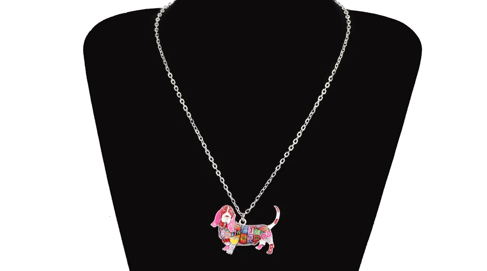 enamel-basset-hound-pendant-necklace-stylish-dog-lovers-gift