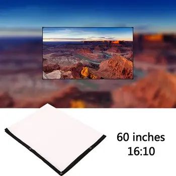 Portable 60 inch 16:10 Projector White Projection Screen For HD Projector Home Cinema Theater Movie Party Indoor Outdoor
Portable 60 inch 16:10 Projector White Projection Screen For HD Projector Home Cinema Theater Movie Party Indoor Outdoor