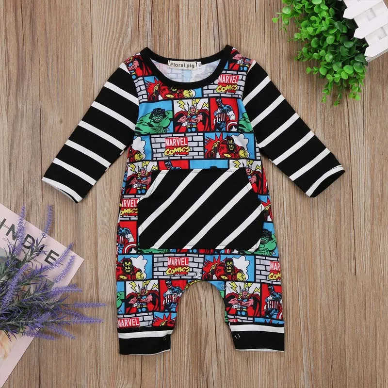 2018 Cute Newborn Baby Boy Cartoon Romper Bodysuit Jumpsuit Superhero Clothes Outfits
2018 Cute Newborn Baby Boy Cartoon Romper Bodysuit Jumpsuit Superhero Clothes Outfits