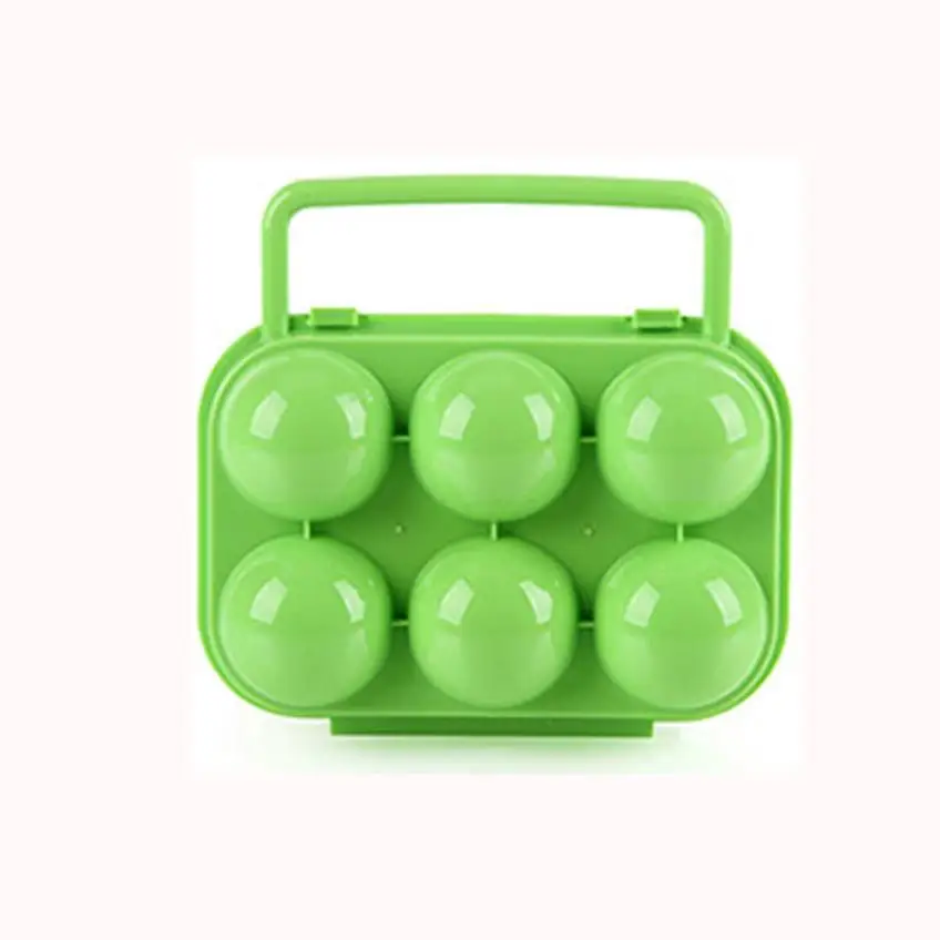 Portable 6 Eggs Plastic Container Holder Folding Egg Storage Box Handle Case Kitchen tool #40
Portable 6 Eggs Plastic Container Holder Folding Egg Storage Box Handle Case Kitchen tool #40