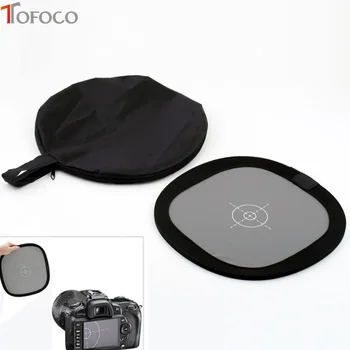 12 Inch 30cm 18% Foldable Gray Card Reflector Photograph Studio White Balance Double Face Focus Board with Carry Bag TOFOCO
12 Inch 30cm 18% Foldable Gray Card Reflector Photograph Studio White Balance Double Face Focus Board with Carry Bag TOFOCO