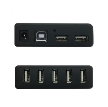 100pcs 7 Ports USB 2.0 Hub High Speed with US Plug AC Power Adapter for PC Laptop
100pcs 7 Ports USB 2.0 Hub High Speed with US Plug AC Power Adapter for PC Laptop