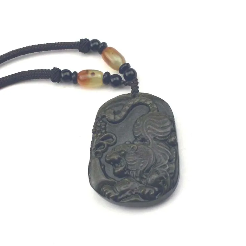39x51mm natural gold obsidian stone pendant tiger carved lucky stone pendant for man for woman free shipping wholesale !
39x51mm natural gold obsidian stone pendant tiger carved lucky stone pendant for man for woman free shipping wholesale !