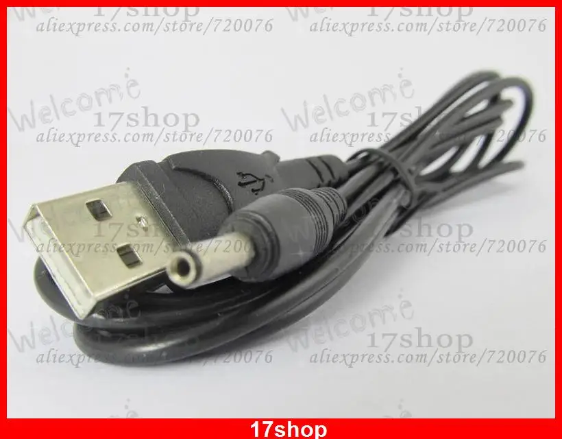 2 pcs x USB 2.0 A Male to 1.35 x 3.5mm/5.5*2.1 mm DC Plug 5V DC Power Cable 5FT/1.5M 
2 pcs x USB 2.0 A Male to 1.35 x 3.5mm/5.5*2.1 mm DC Plug 5V DC Power Cable 5FT/1.5M