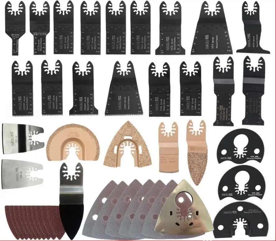 228 PCS quick change saw blade for Oscillating Multi Tool as Fein power tool, good price,carbide blade,home decoration DIY
228 PCS quick change saw blade for Oscillating Multi Tool as Fein power tool, good price,carbide blade,home decoration DIY