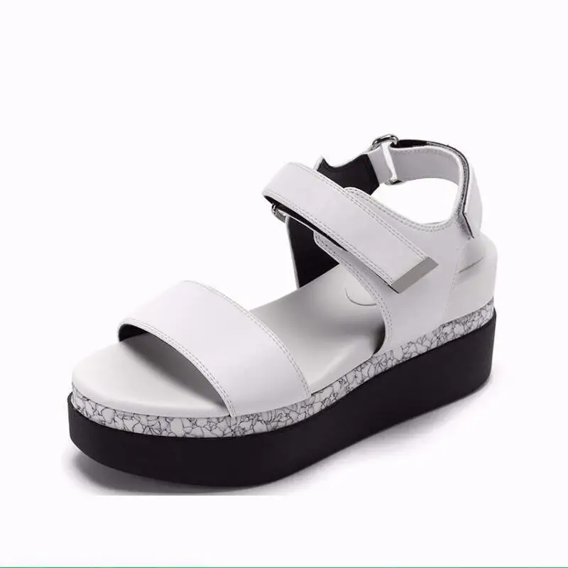 Summer Comfort New Style Student Magic Toe-exposed Thick-soled Slope-heeled Sandals Sandalias Mujer Women Sandals Beach Shoes
Summer Comfort New Style Student Magic Toe-exposed Thick-soled Slope-heeled Sandals Sandalias Mujer Women Sandals Beach Shoes