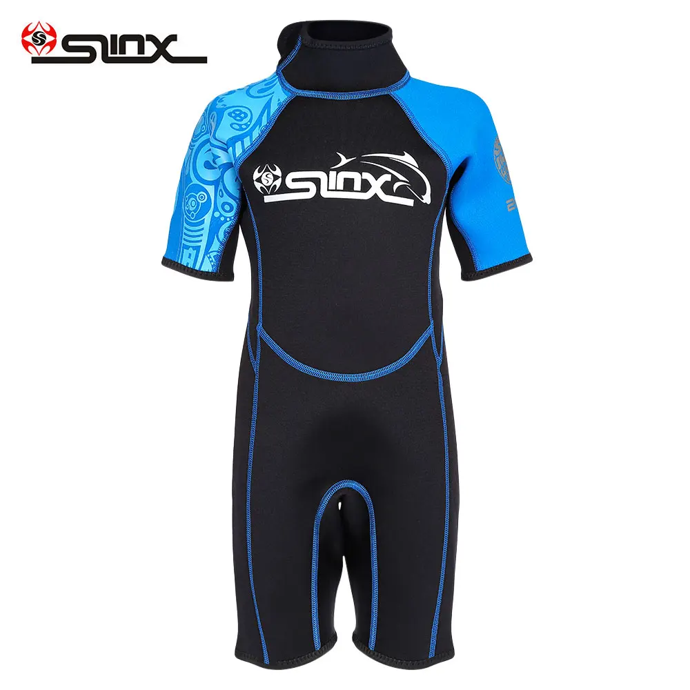 SLINX Child Wetsuits 2mm Short Sleeve Neoprene Wetsuit Child One-Piece Swimsuit Water Resistance Thermal Insulation Wetsuit
SLINX Child Wetsuits 2mm Short Sleeve Neoprene Wetsuit Child One-Piece Swimsuit Water Resistance Thermal Insulation Wetsuit