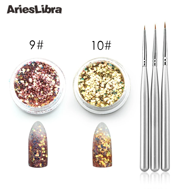 AriesLibra Acrylic Nail Art Brush Glitter Set for UV Gel Builder Nail Line Drawing Pen Acrylic Powder Dust Manicure Set
AriesLibra Acrylic Nail Art Brush Glitter Set for UV Gel Builder Nail Line Drawing Pen Acrylic Powder Dust Manicure Set