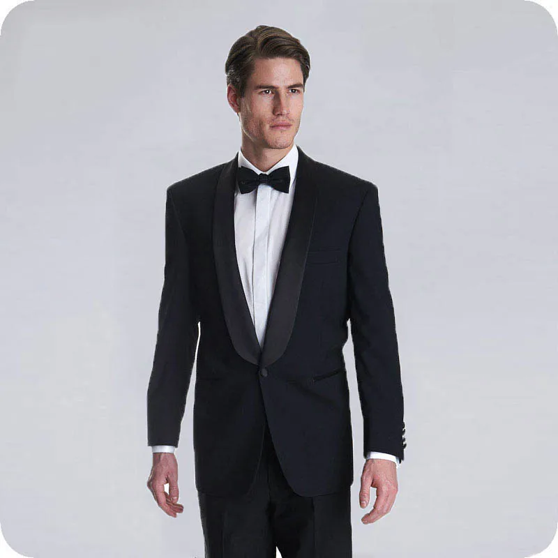 Custom Made Black Men Suits For Wedding Shawl Lapel Groom Formal Tuxedo Prom Party Man Blazer Costume Slim Fit Terno Masculino
Custom Made Black Men Suits For Wedding Shawl Lapel Groom Formal Tuxedo Prom Party Man Blazer Costume Slim Fit Terno Masculino
