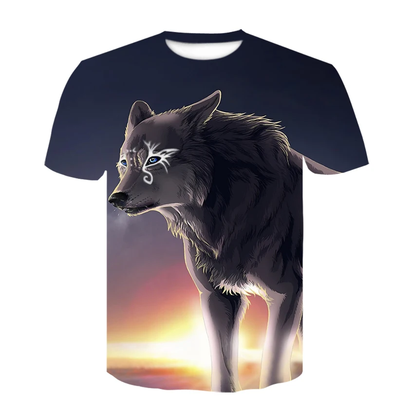3D Printed t-shirts Men 2019 New Men's brand black T-shirt Short Sleeve Rainbow Tee Tops Wolf Colorful cloud
3D Printed t-shirts Men 2019 New Men's brand black T-shirt Short Sleeve Rainbow Tee Tops Wolf Colorful cloud