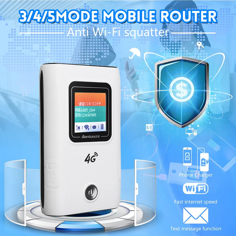 4G Wifi Router mini router 3G 4G Lte Wireless Portable Pockets wifi Mobile Hotspot Car Wi-fi Router With Sim Card Slot 5200mAh
4G Wifi Router mini router 3G 4G Lte Wireless Portable Pockets wifi Mobile Hotspot Car Wi-fi Router With Sim Card Slot 5200mAh