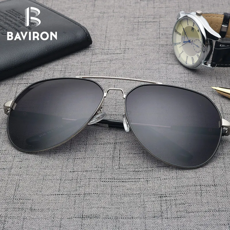 BAVIRON Retro Brand Designer Polarized Pilot Sunglasses Men Black Color Oval Classic Pilot Sun Glasses Male for Driving Oculos
BAVIRON Retro Brand Designer Polarized Pilot Sunglasses Men Black Color Oval Classic Pilot Sun Glasses Male for Driving Oculos