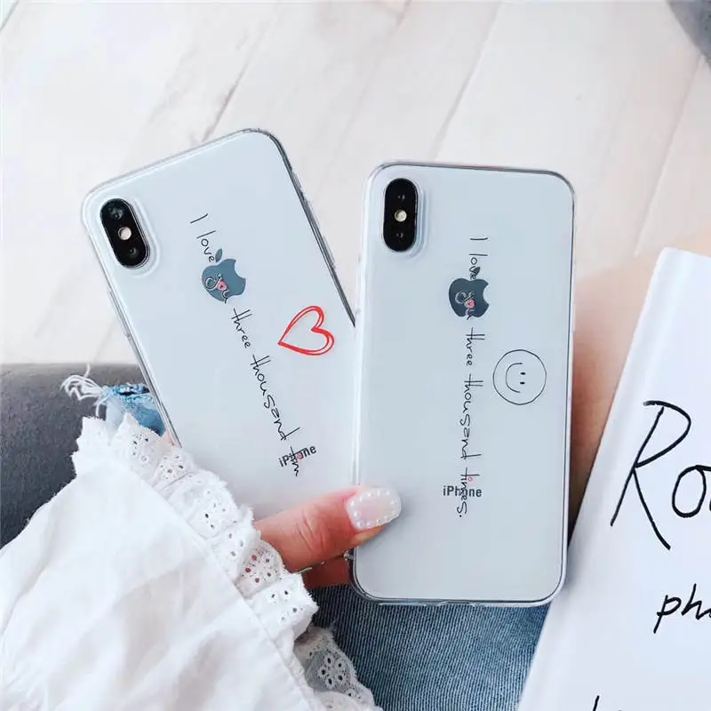 Text I Love You Three Thousand Transparent Soft Shell For Iphone 66s 78 78plus x/Xs Xr Xsmax Couple Models Phone Case
Text I Love You Three Thousand Transparent Soft Shell For Iphone 66s 78 78plus x/Xs Xr Xsmax Couple Models Phone Case