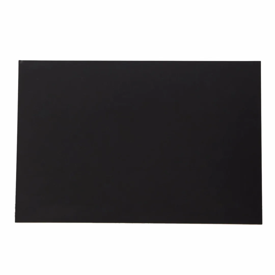 1Pc ABS Plastic Styrene Flat Sheet Plate 1mm x 200mm x 300mm Black with Good Electrical Properties