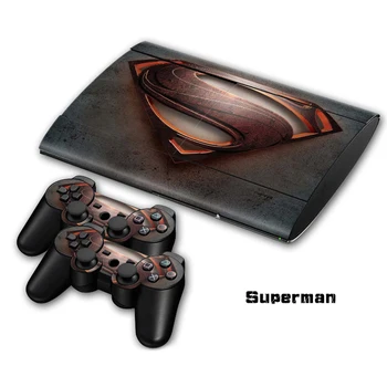 

Batman Superman and Joker Skin Sticker Decal for PS3 Slim 4000 PlayStation 3 Console and Controllers For PS3 Skins Sticker Vinyl