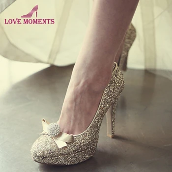 Evening and Wedding Shoes for Women Luxury Gold Rhinestone Round Toe Bridal Heels Prom Dress Shoes Glitter Bride High Heels
Evening and Wedding Shoes for Women Luxury Gold Rhinestone Round Toe Bridal Heels Prom Dress Shoes Glitter Bride High Heels