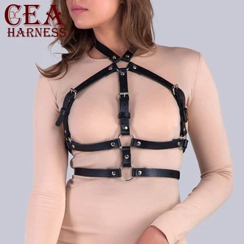 CEA.HARNESS Punk Gothic Bust Garters Adjustable Leather Harness Belts Women Lingerie Accessories Waistband Straps Erotic Fetish
CEA.HARNESS Punk Gothic Bust Garters Adjustable Leather Harness Belts Women Lingerie Accessories Waistband Straps Erotic Fetish