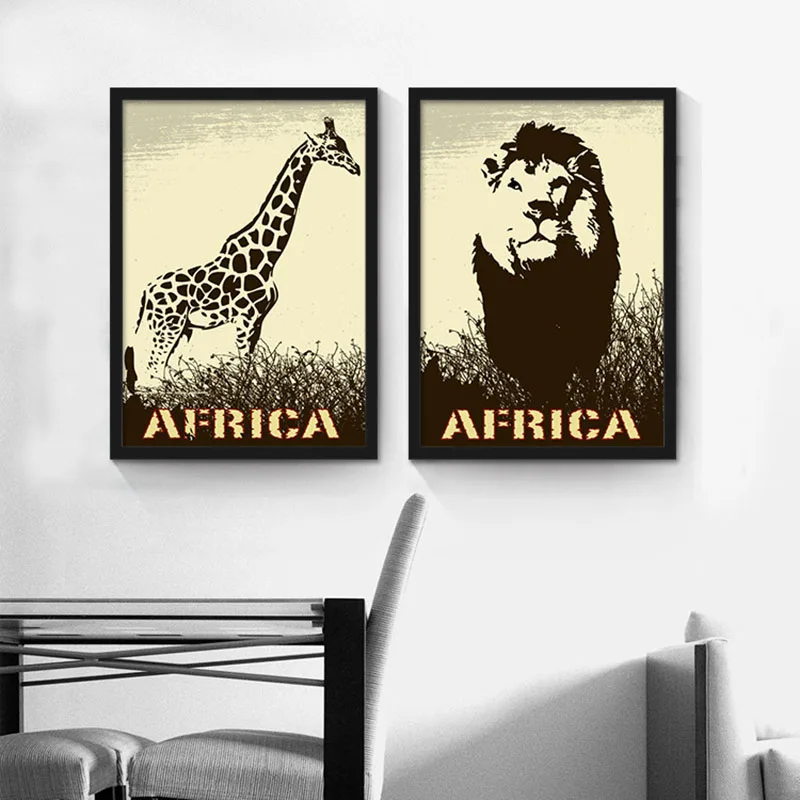 HAOCHU Cafe Decorative Nordic Canvas Paintings Living Room Mural Monochrome Animals Elephant Retro and Nostalgic Posters
HAOCHU Cafe Decorative Nordic Canvas Paintings Living Room Mural Monochrome Animals Elephant Retro and Nostalgic Posters
