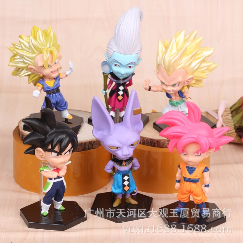 6pcs/set 10-13cm Dragon Ball Z Goku Vegeta Anime Action Figure PVC New Collection figures toys Collection for Christmas gift
6pcs/set 10-13cm Dragon Ball Z Goku Vegeta Anime Action Figure PVC New Collection figures toys Collection for Christmas gift